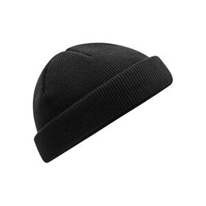 Beechfield Fisherman Mini Recycled Beanie / Black